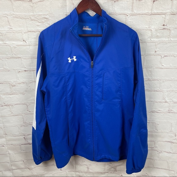 Under Armour Jackets & Coats Under Armour Mens Royal Blue Light Weight Track Jacket Poshmark